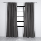 LALIBELA Custom Size Linen Look Curtain – Gray